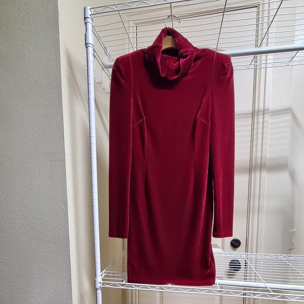 Guess Velvet Cocktail Mini Dress